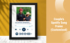 Personalized Spotify Song Frame for Couples