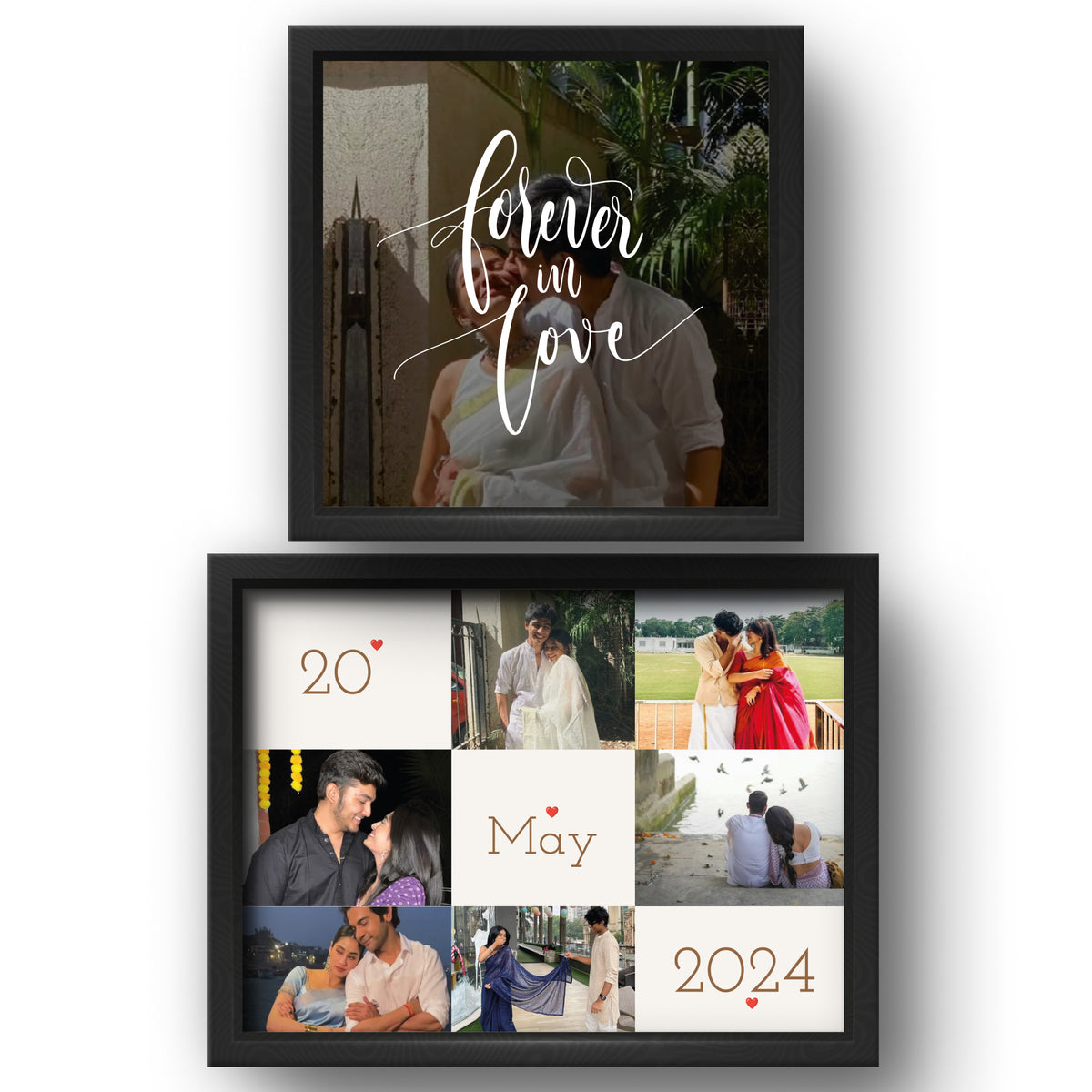 Personalized Anniversary Gift Combo Frame