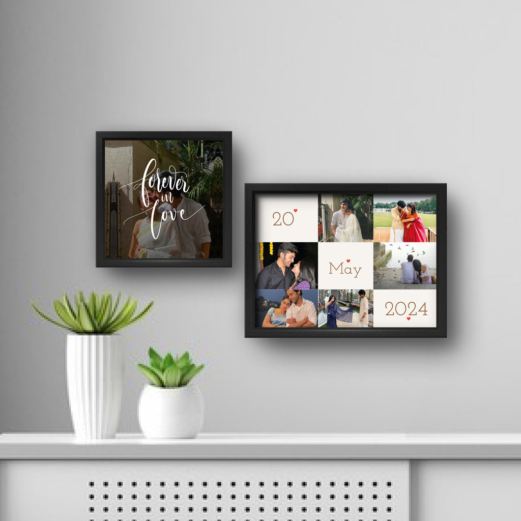 Personalized Anniversary Gift Combo Frame