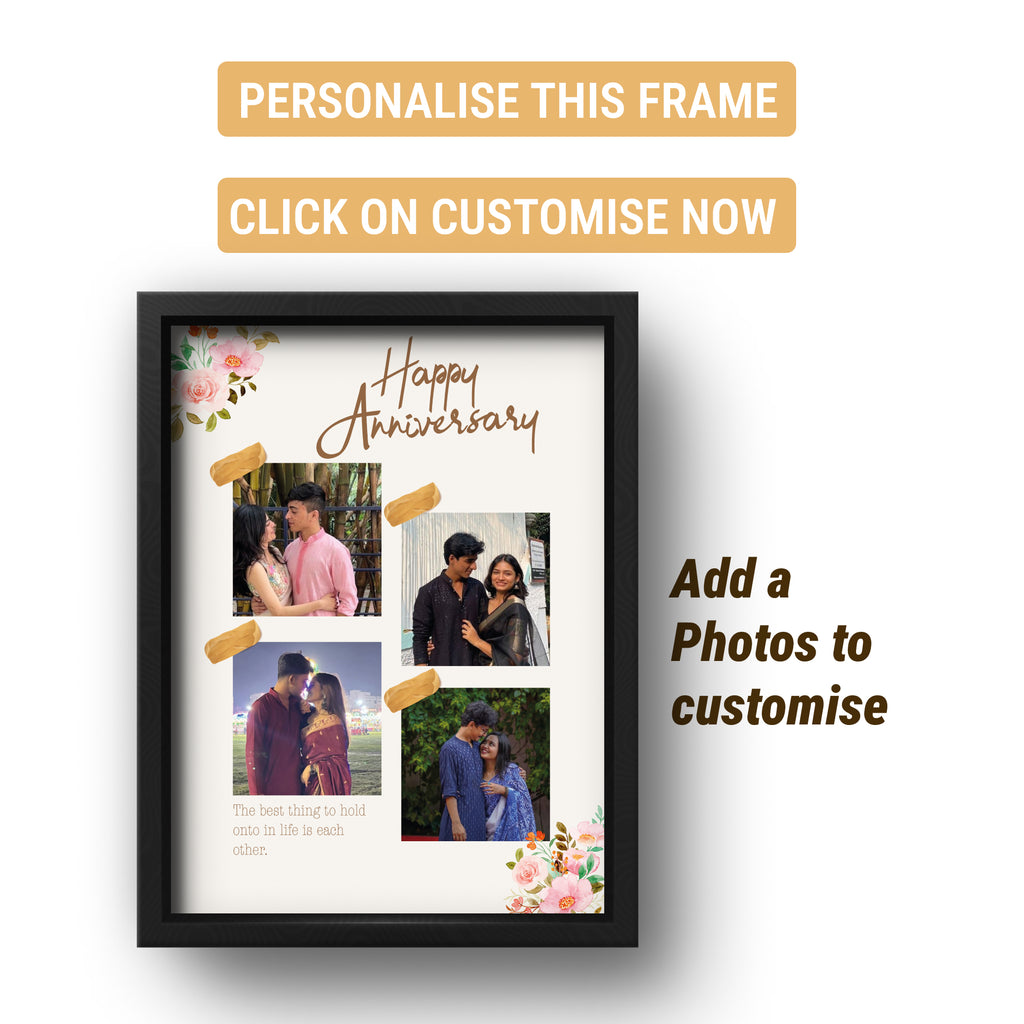 Personalized Anniversary Gift Combo Frame