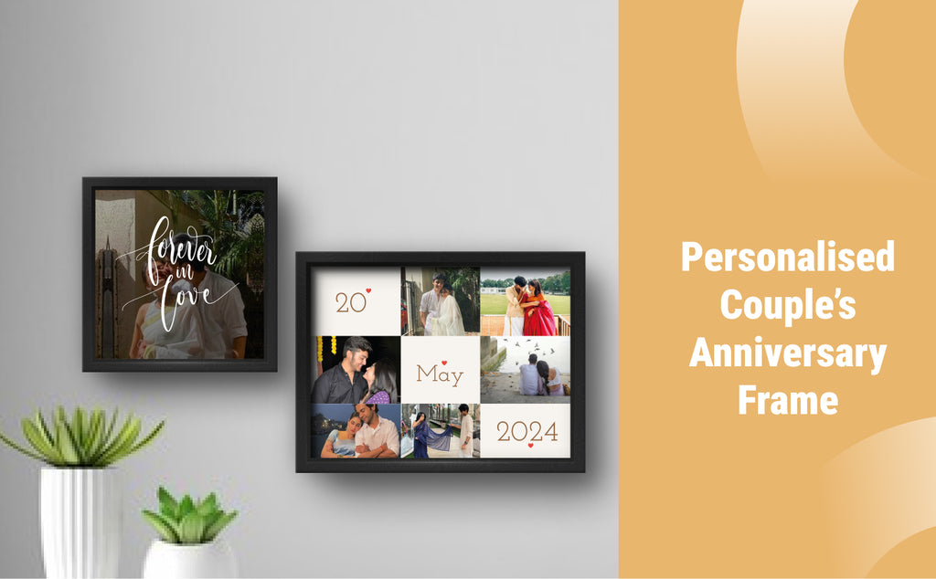 Personalized Anniversary Gift Combo Frame