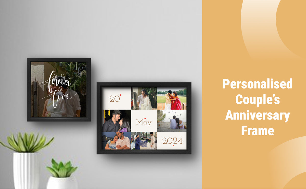 Personalized Anniversary Gift Combo Frame