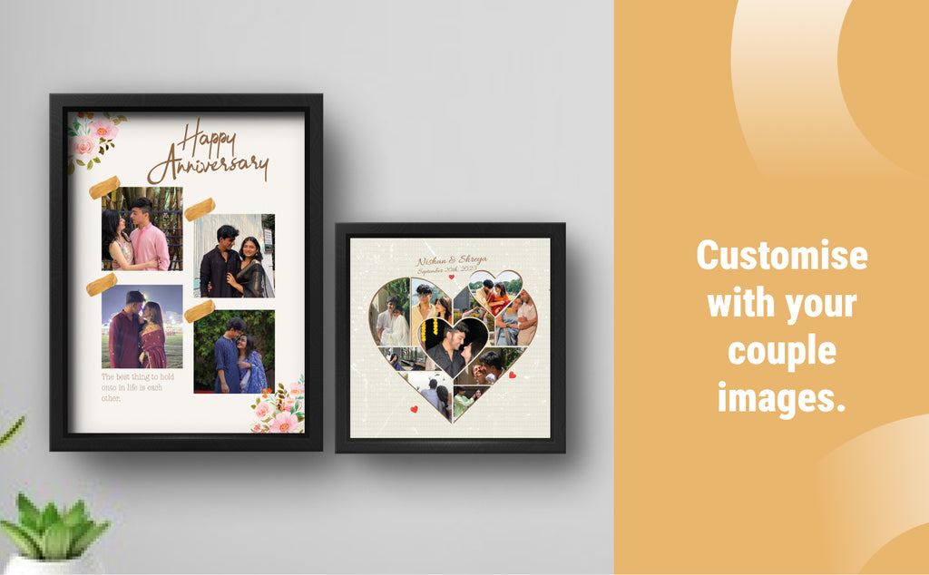 Personalized Anniversary Gift Combo Frame