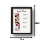 Personalized Pregnancy Journey Timeline Frame