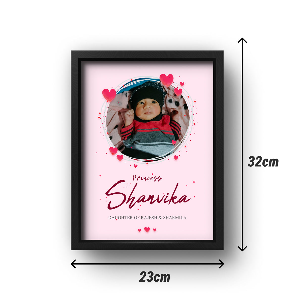 Personalized Baby Name Photo Frame