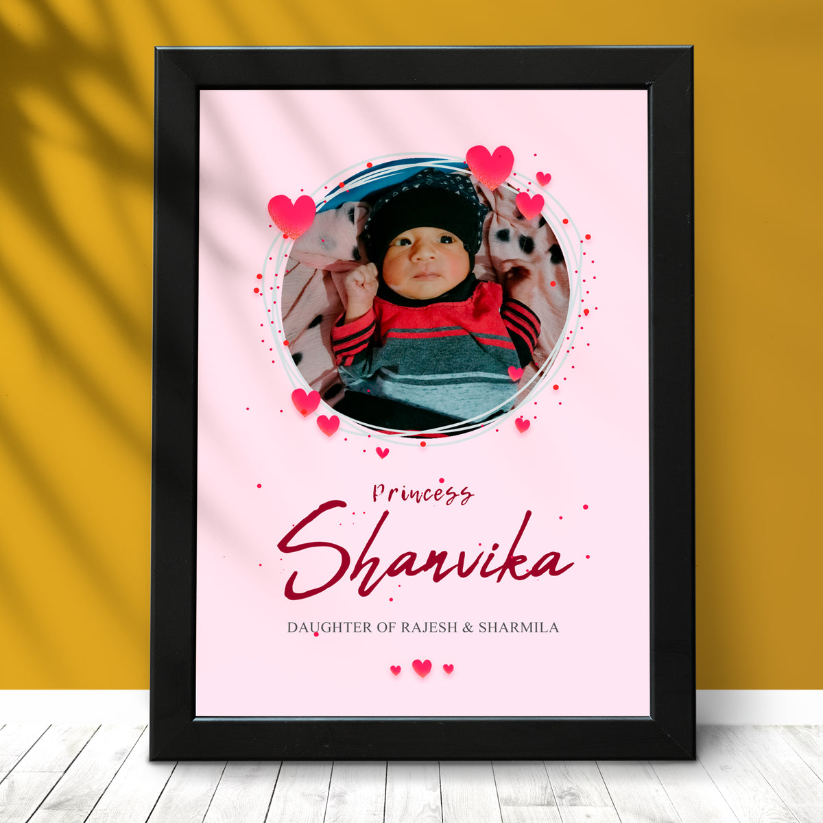 Personalized Baby Name Photo Frame