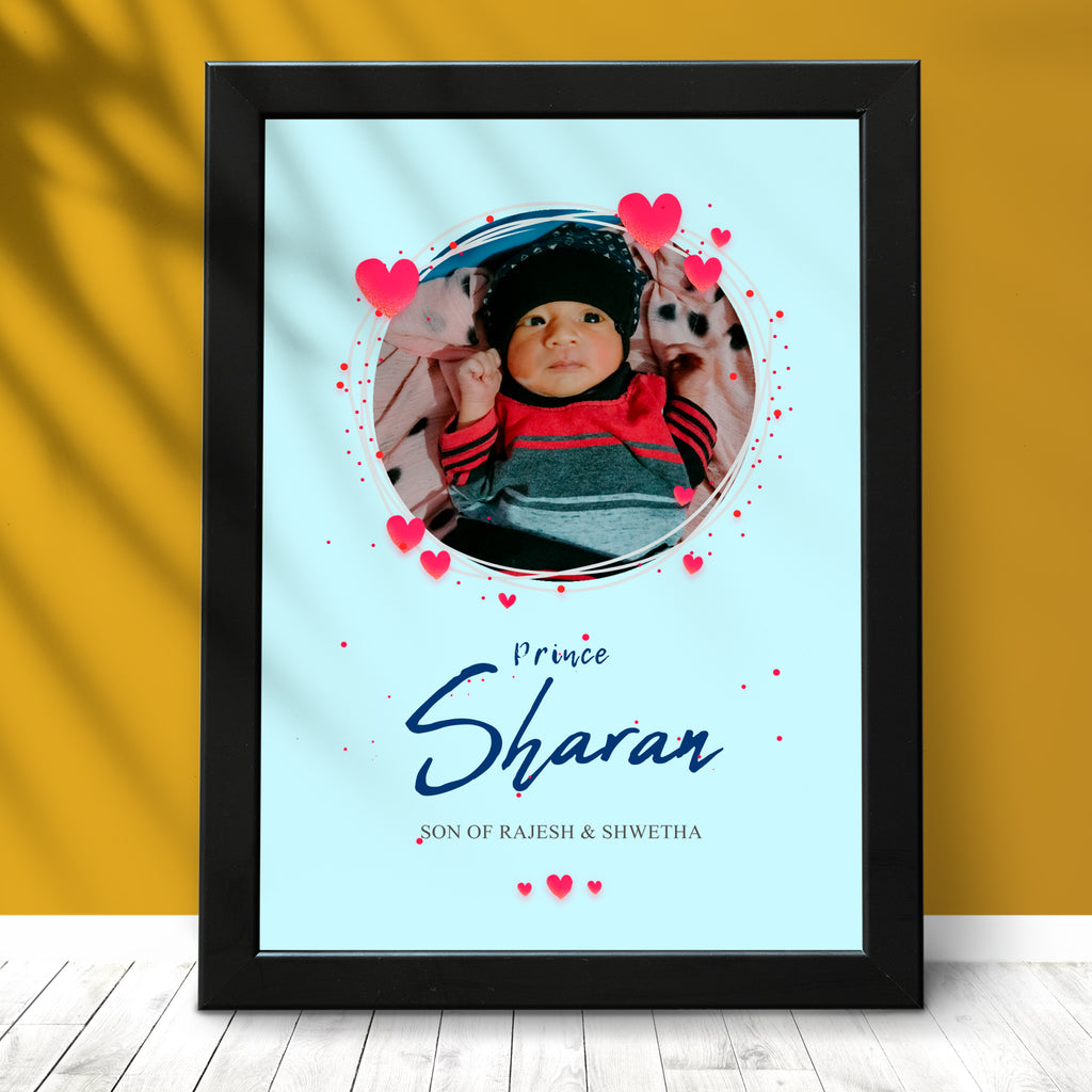 Personalized Baby Name Photo Frame