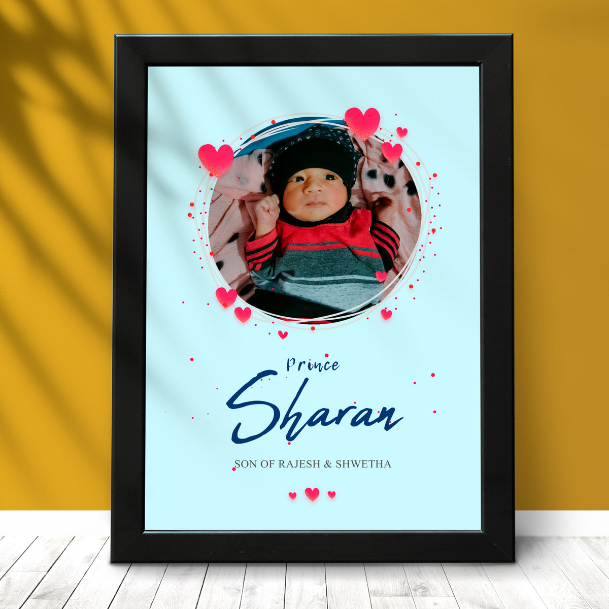 Personalized Baby Name Photo Frame