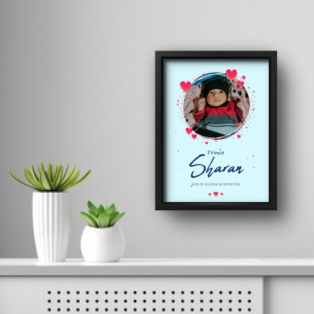 Personalized Baby Name Photo Frame