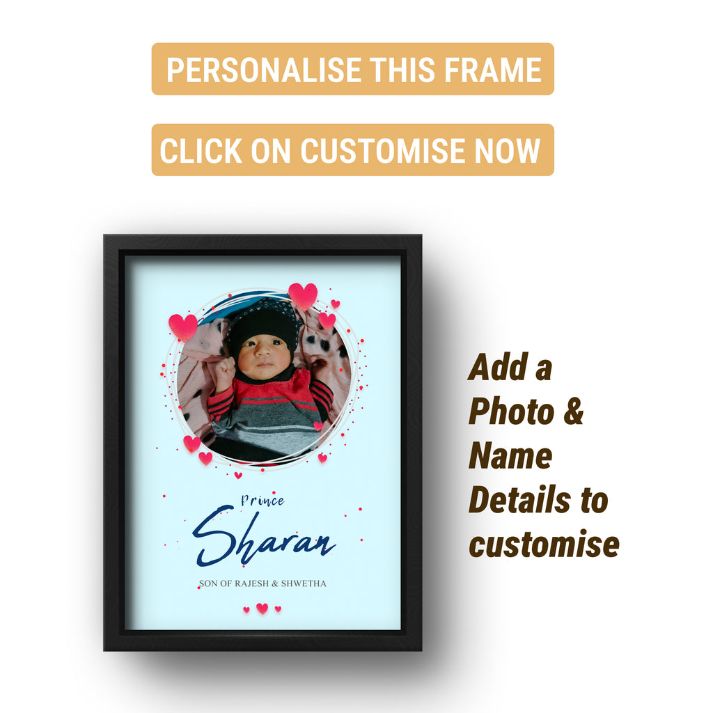 Personalized Baby Name Photo Frame