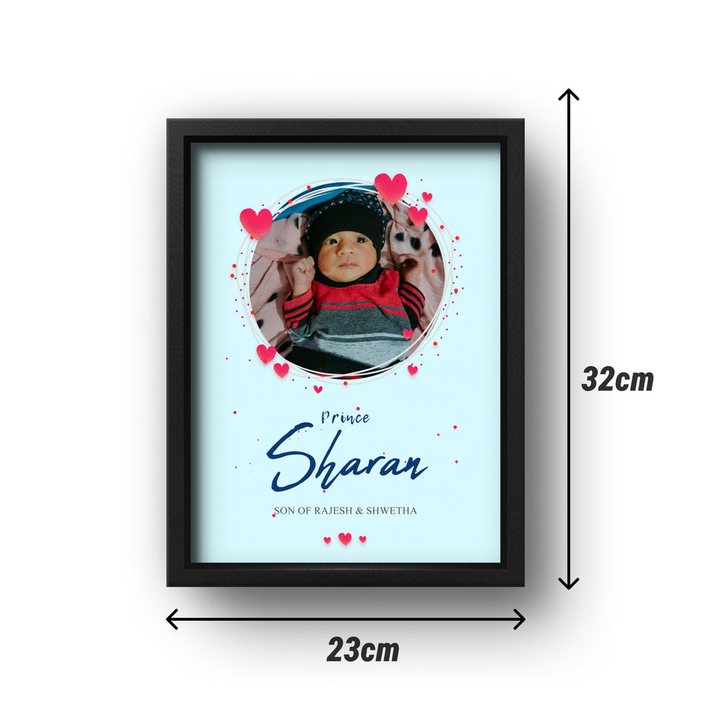 Personalized Baby Name Photo Frame