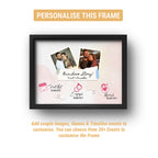 Couple Love Story Timeline Frame