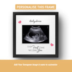 Personalized Baby Sonogram Photo Frame