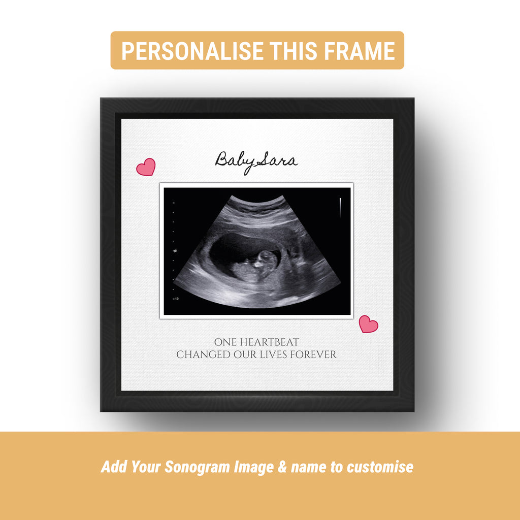 Personalized Baby Sonogram Photo Frame