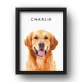 Custom Pet Portrait Photo Frame