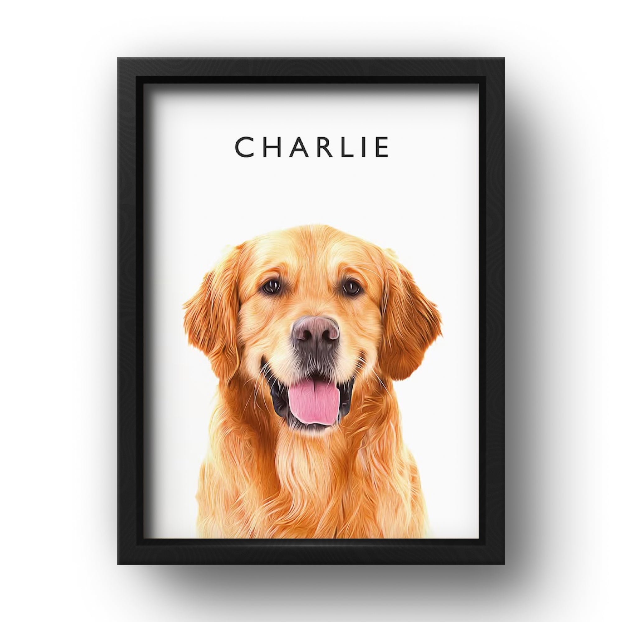 Custom Pet Portrait Photo Frame