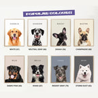 Custom Pet Portrait Photo Frame