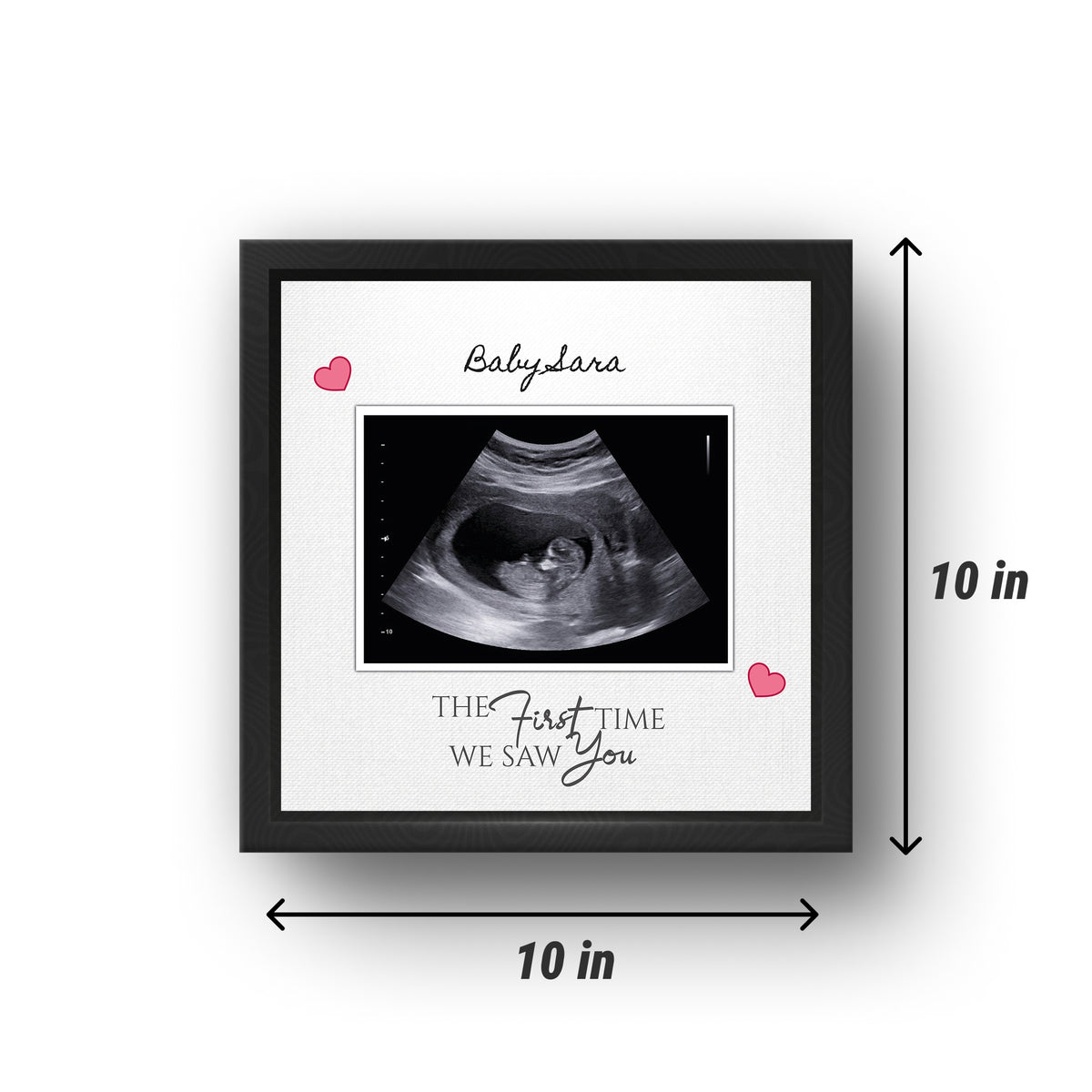 Personalized Baby Sonogram Photo Frame
