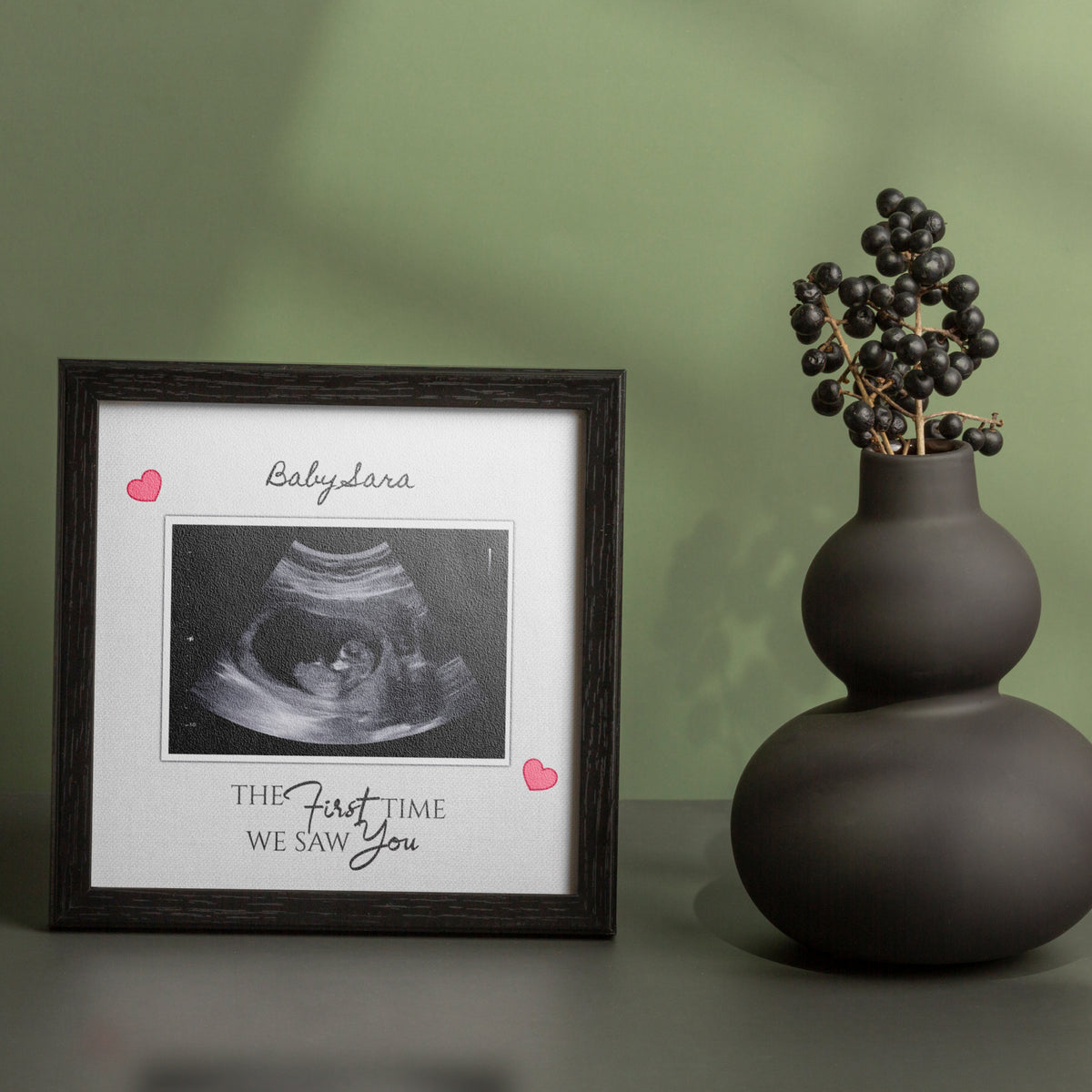 Personalized Baby Sonogram Photo Frame