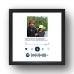 Personalized Spotify Song Frame for Couples