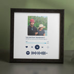 Personalized Spotify Song Frame for Couples