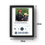 Personalized Spotify Song Frame for Couples