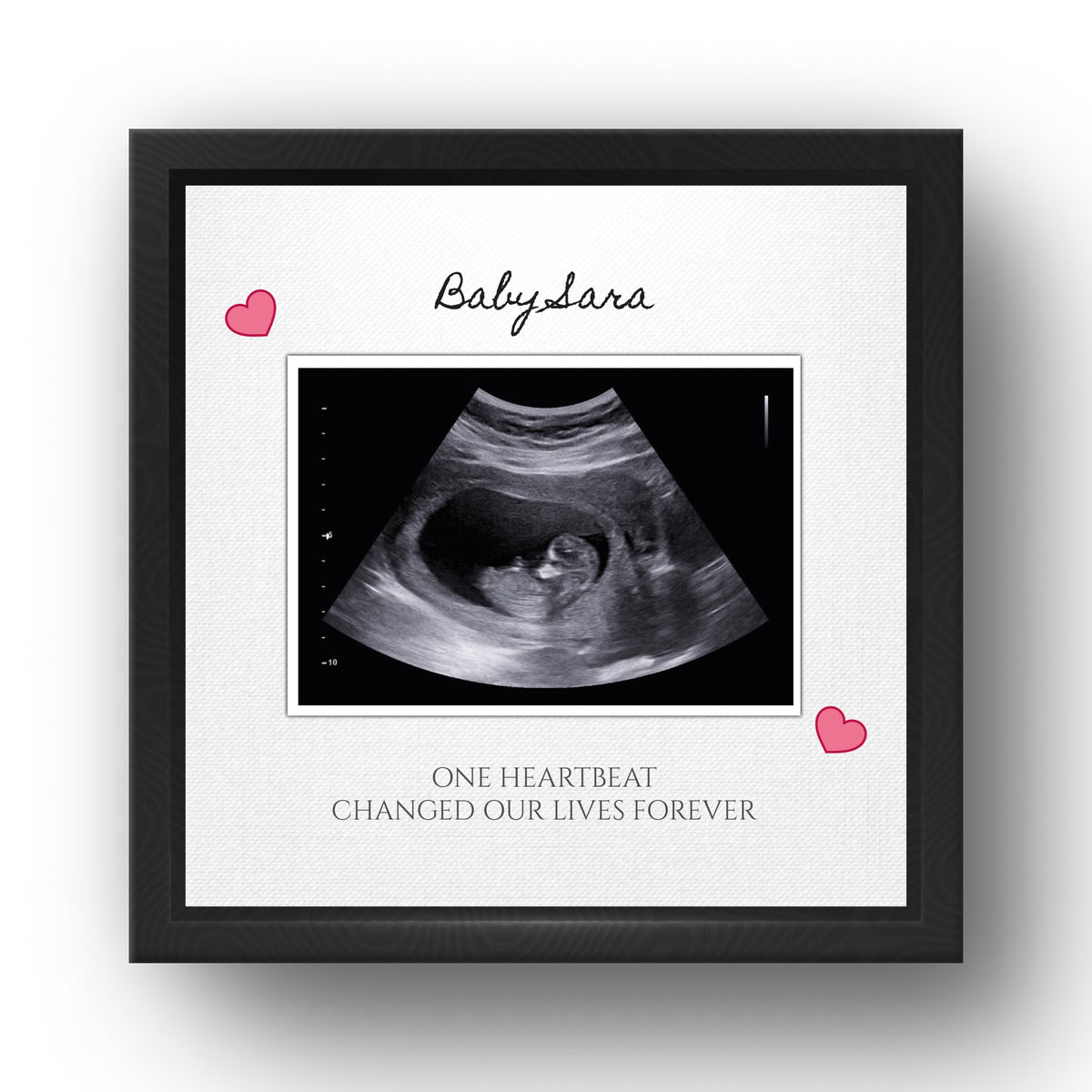 Personalized Baby Sonogram Photo Frame