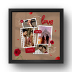Couple Anniversary Love Memory Photo Frame – Design 3