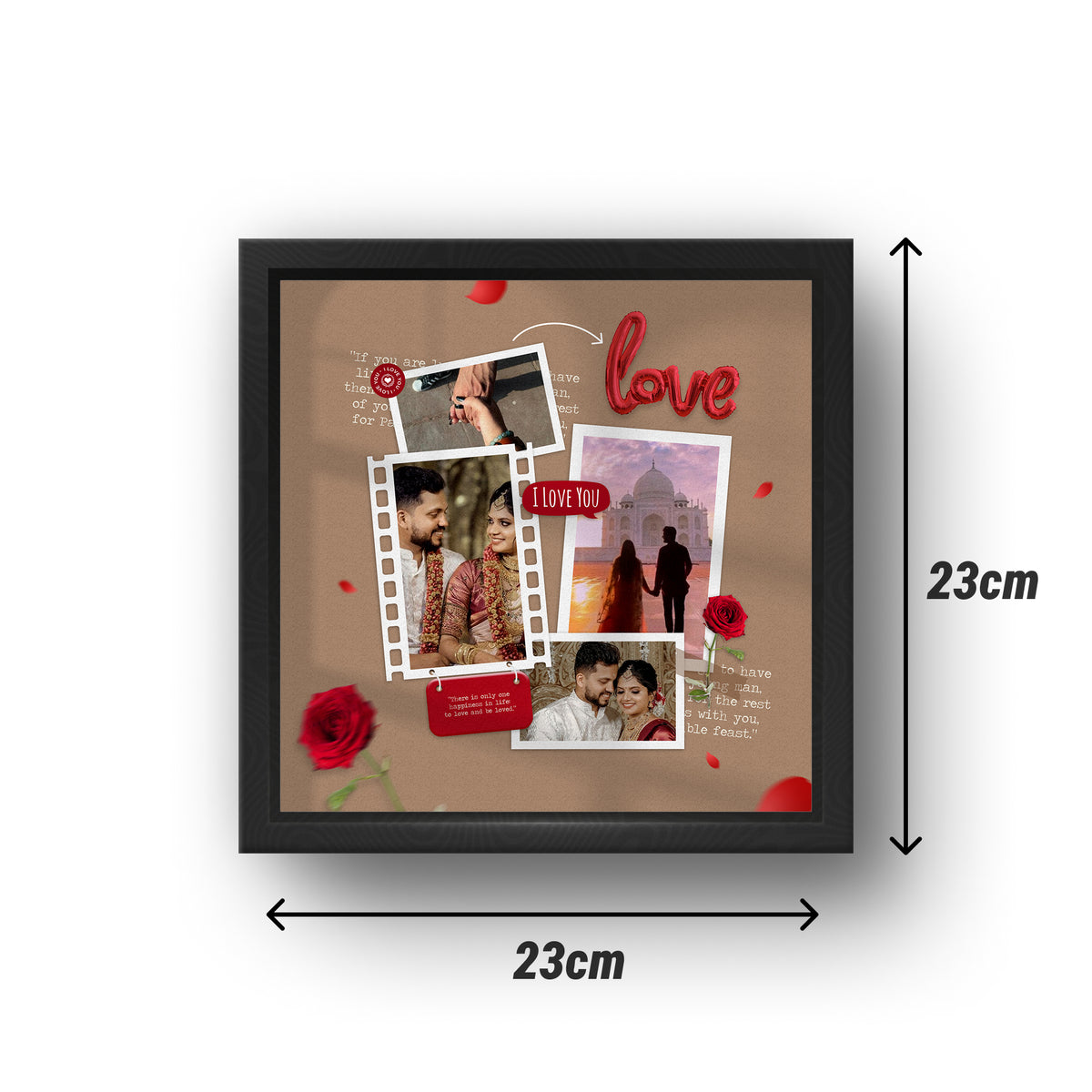 Couple Anniversary Love Memory Photo Frame – Design 3
