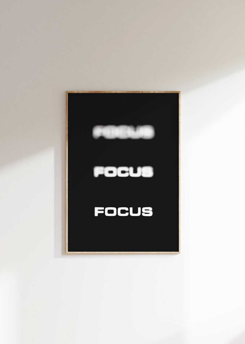 Focus Motivational Poster - image 5