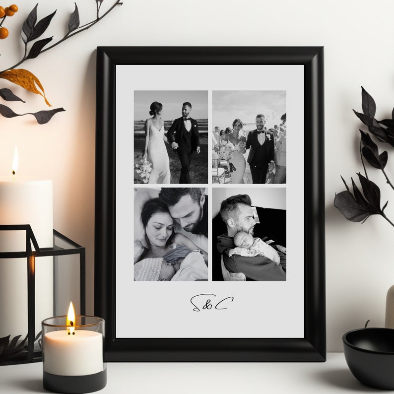 Personalised Photo Collage Print - lifestyle image 4