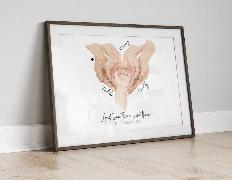 Family Hands Art Print - lifestyle image 2