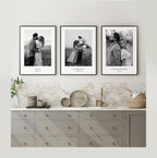 Set of 3 Personalised Custom Photo Prints - Gallery Wall Art