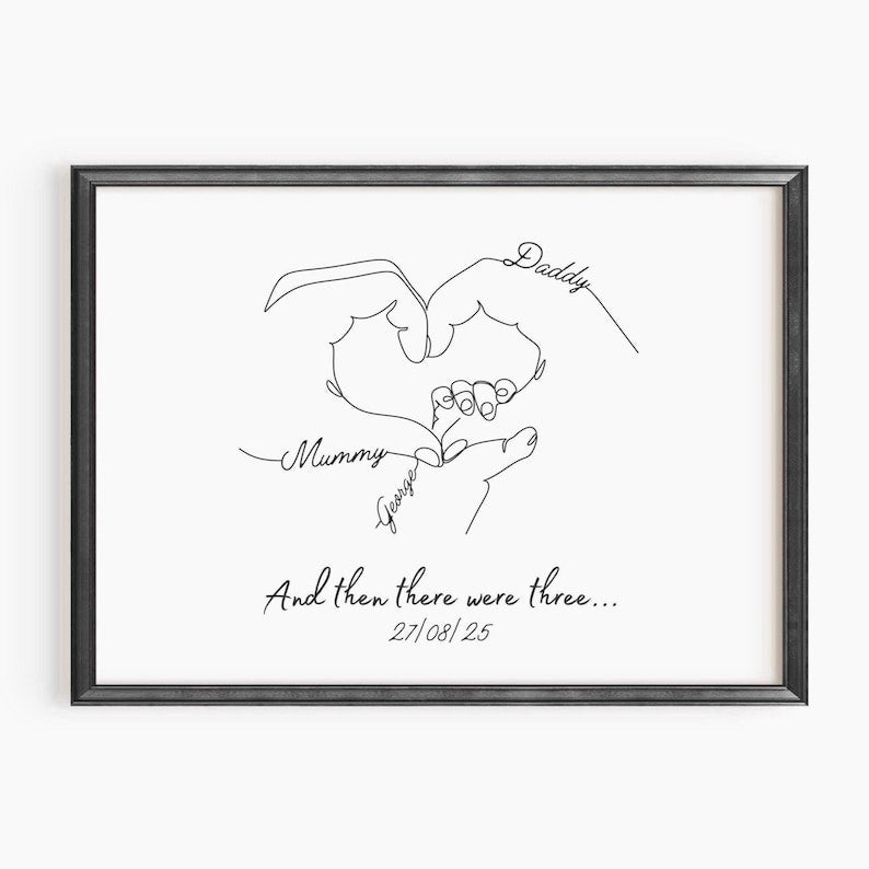 Family Hands Print - lifestyle image 2