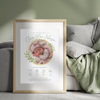 Baby Birth Stats Print - lifestyle image 3