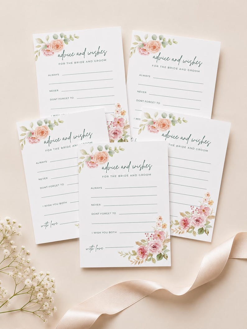 Wedding Advice Cards - lifestyle image 5