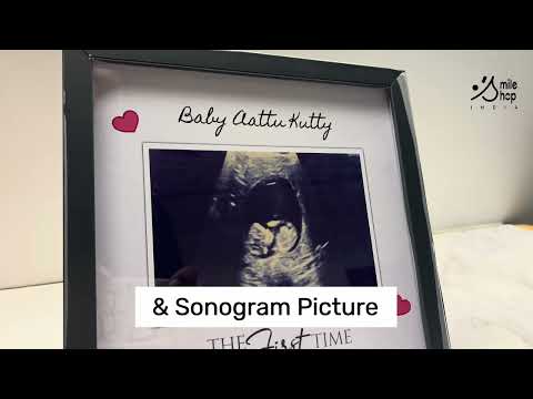 Personalized Baby Sonogram Photo Frame