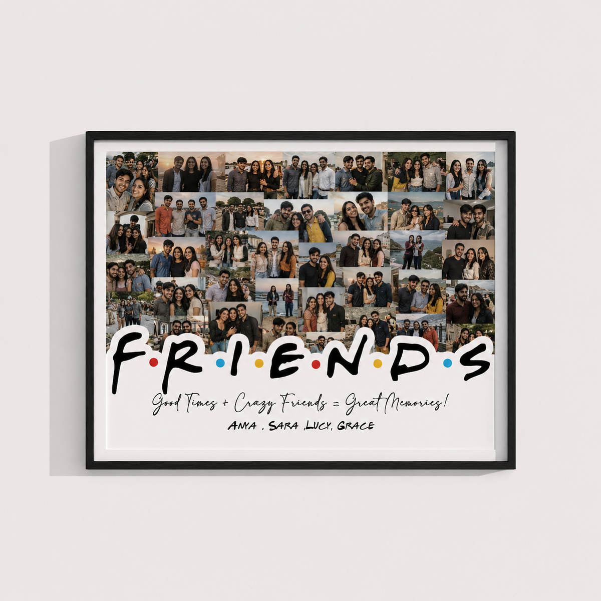 Best Friend Birthday Gift | Custom BFF Photo Collage